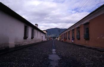 Calle en Antigua, Guatemala