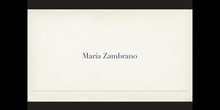 María Zambrano