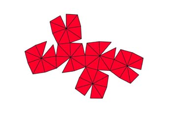 Desarrollo de un exaquisoctaedro