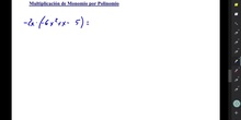 0507 Multiplicación de Monomio por Polinomio