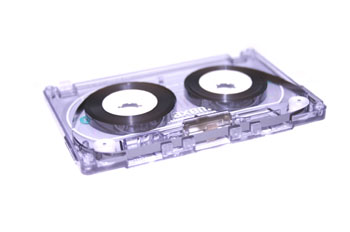 Cinta de casete despiezada