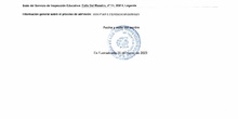 28049407 CRITERIOS DE ADMISIÓN PUNTOS EXTRAS DEL CENTRO
