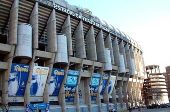 Estadio Santiago Bernabéu, Paseo de la Castellana, Madrid