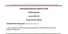 PROYECTO ABP PARA NIVEL II DE SECUNDARIA