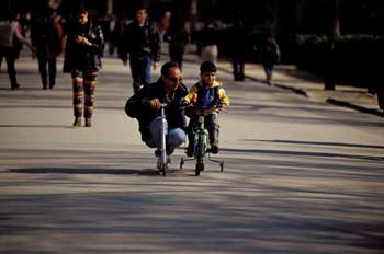 Enseñar a montar en biccleta