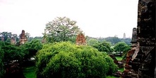 Vista general de Ayutthaya, Tailandia