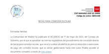 BECAS D COMEDOR 2023/2024