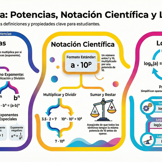 Potencias, logaritmos y raíces