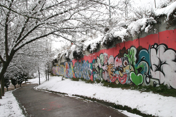 Grafitti nevado, Comunidad de Madrid