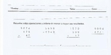 Matemáticas 4º repaso de los temas 1 al 4
