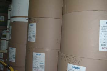 Etiquetado del papel en bobinas