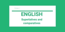 Superlatives and comparatives