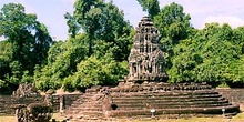 Templo secundario en región Angkor, Camboya