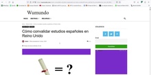 Convalidar estudios españoles en Reino Unido. Profesor Ingeniero informático Eduardo Rojo Sánchez