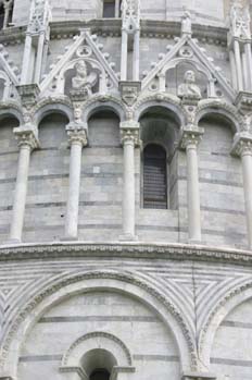 Detalle del baptisterio, Pisa