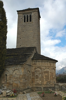 Iglesia de San Pedro de Lárrede. Vista general, Huesca