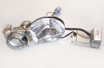 Faro de Xenón. Conjunto de lentes y electrónica