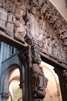 Pórtico de la Gloria, Catedral de Santiago de Compostela, La Cor