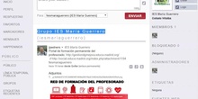 Creación de grupos en Educamadrid Social