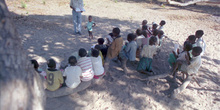 Niños en escuela rural, Nacala, Mozambique