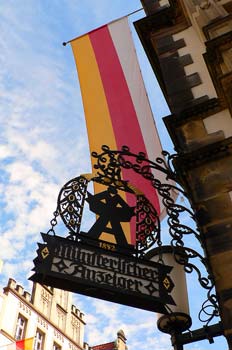 Símbolo gremial de Cervecería en Muenster, Alemania