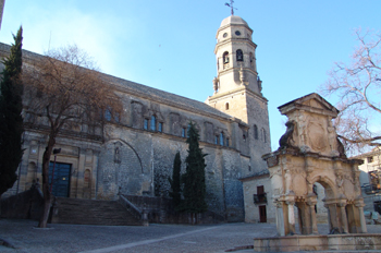 Fuente de Santa María y Catedral de Baeza, Jaén, Andalucía