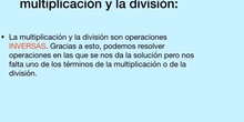 PRIMARIA-6º-RELACIÓN ENTRE LA MULTIPLICACIÓN Y LA DIVISIÓN -LENGUA-ERIN Y PAZ - FORMACIÓN