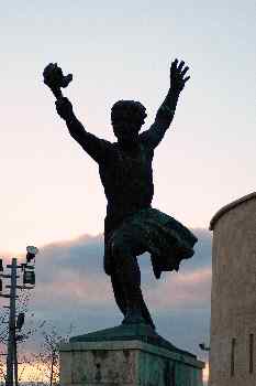  Detalle del Monumento a la Liberación, Colina Gellért, Budapest