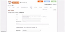 Tutorial subir videos a Mediateca