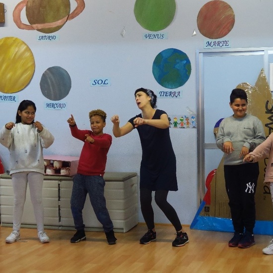 Los alumnos de 4º de Primaria en MUS-E 7