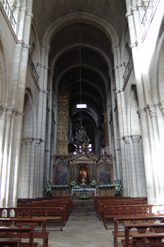 Nave central de la Catedral de Lugo, Galicia