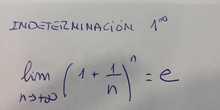 Uno elevado a infinito. Teoría.