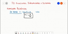 Ecuaciones Polinómicas Grado 1 (Repaso)
