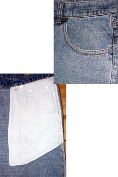 Bolsillo cigarrete o de media luna