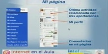 Ponencia de D. Antonio A. Ruiz Molino:"Internet en el aula: Red social docente del INTEF para el aprendizaje entre iguales&