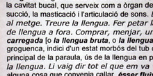 Entrada de diccionario en lengua catalana