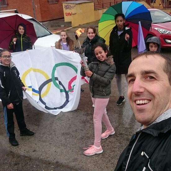 Llevamos antorcha olímpica 2019 2