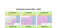 Calendario escolar Collado Villalba