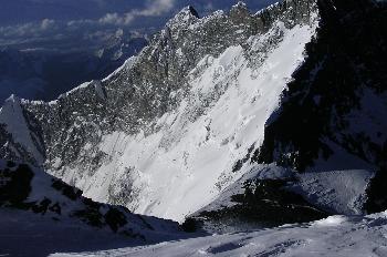 Collado Sur y Lhotse vistos desde el Balcón del Everest