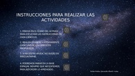 Instrucciones para las actividades