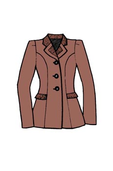 Chaqueta con cartera