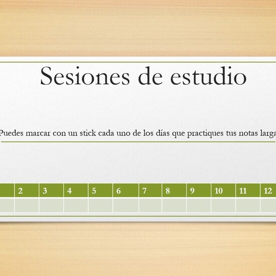 Sesiones de estudio