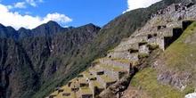 Terrazas en Machu Pichu, Perú