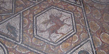 Detalle de mosaico, Museo del Bardo, Túnez