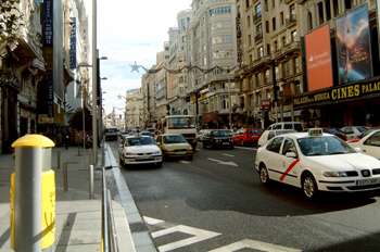 Calle Gran Vía, Madrid