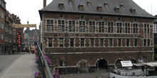 Museo arqueológico desde el Puente de Francia, Namur, Bélgica