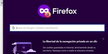 Modo incógnito en Firefox