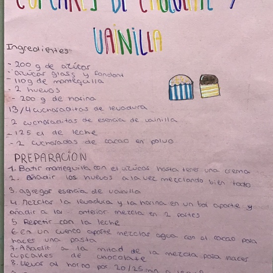 32cupcakes de chocolate y vainilla