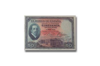 Pesetas, anverso