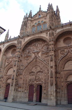 Fachada de la Catedral Nueva de Salamanca, Castilla yLeón